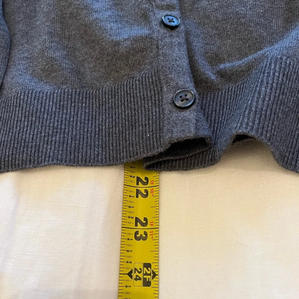 Banana Republic Charcoal Cardigan Sweater - Picture 5 of 5